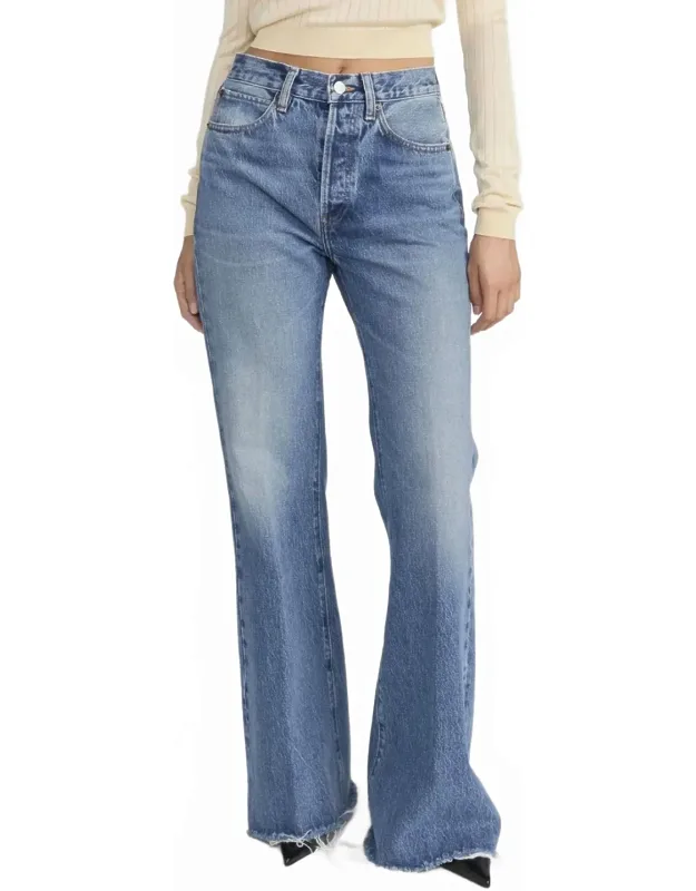 Lax Wide Leg Flare Jeans