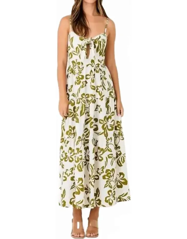 Linen Woven Maxi Dress