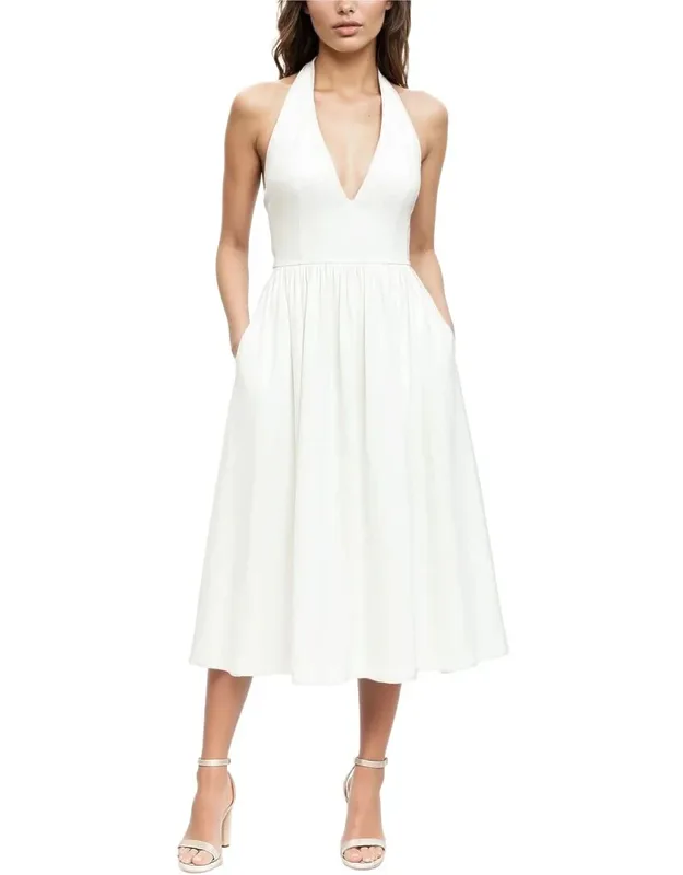 V-neck Halter Dress