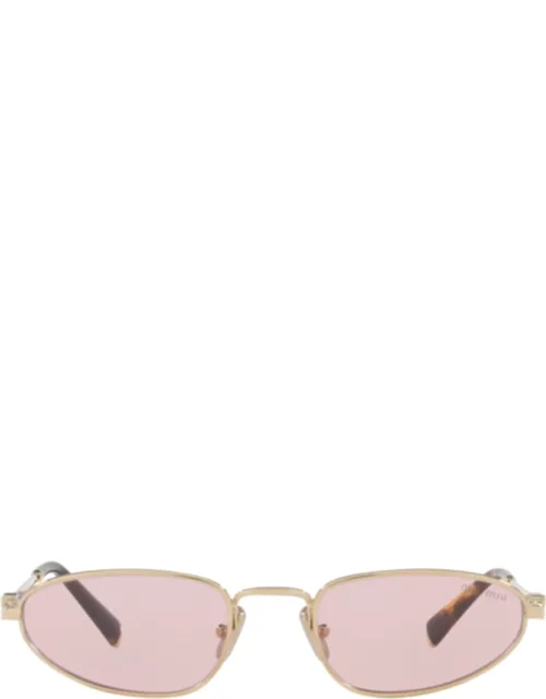 Narrow Oval Frame Sunglasses