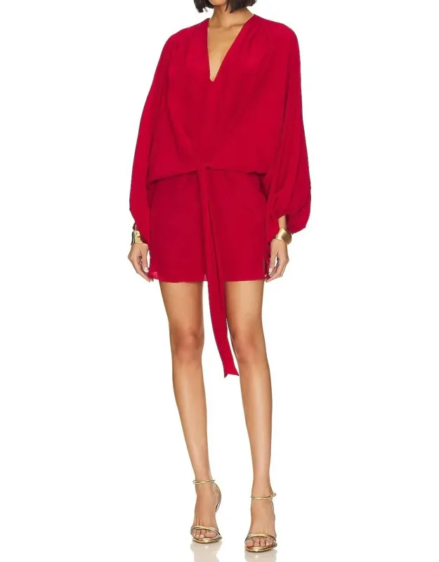 Calla Mini Silk Dress