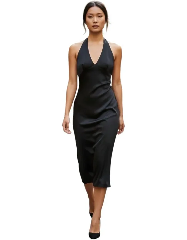 Halter Midi Dress