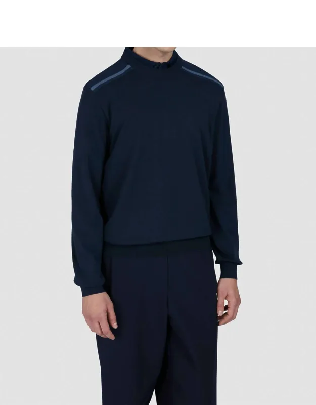 Round Neck High Density Pullover Sweater