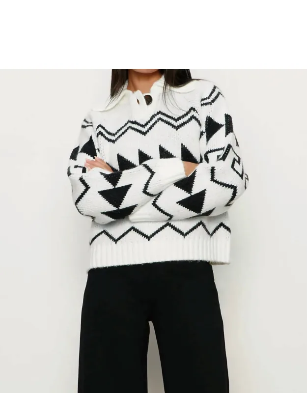 Below Zero Fairisle Popover Sweater