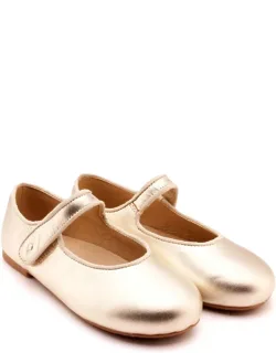 Old Soles Lady Jane Leather Loafer With Adjustable Velcro Strap And Breathable Microfibre Lining