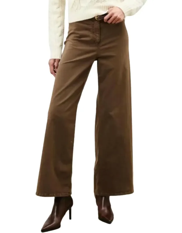 Megan Corduroy Pant - Soft Stretch, Wide Leg