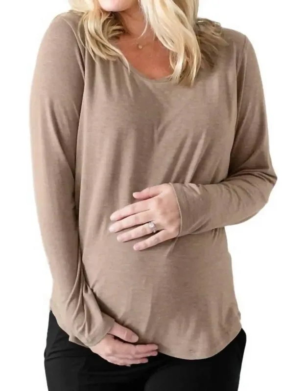 Bamboo Nursing Long Sleeve T-shirt