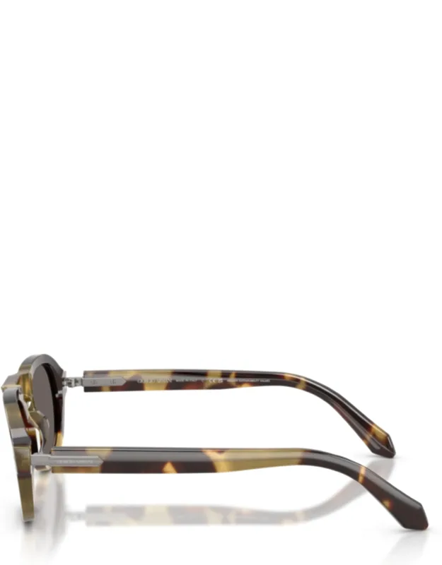 Bold Tortoiseshell Acetate Sunglasses With Dark Lenses