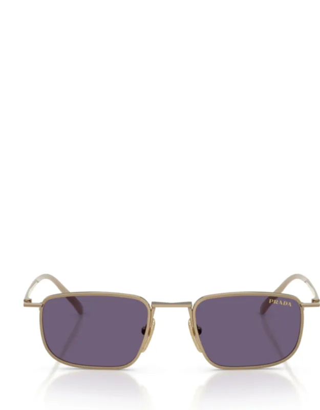 Rectangular Metal Sunglasses