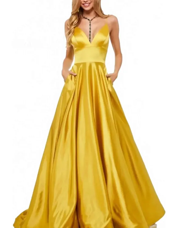 V-neck Spaghetti Strap Dress