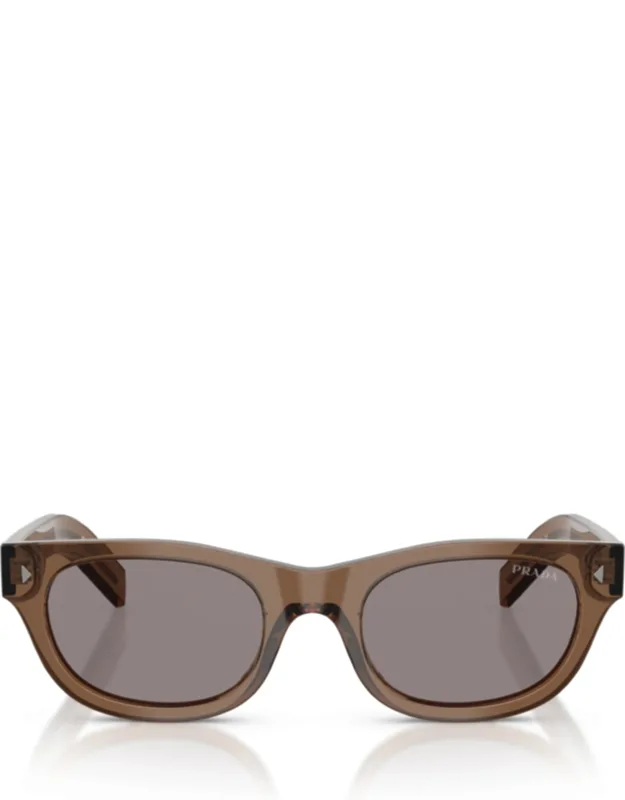 Translucent Acetate Rectangular Sunglasses