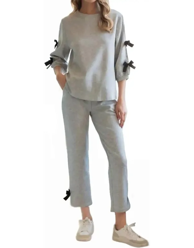 Knit Top With Ribbons
