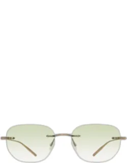 Tyrone Titanium Rimless Square Sunglasses
