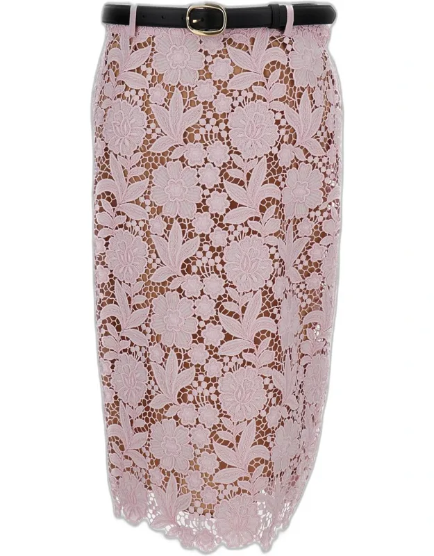 Lace Midi Skirt