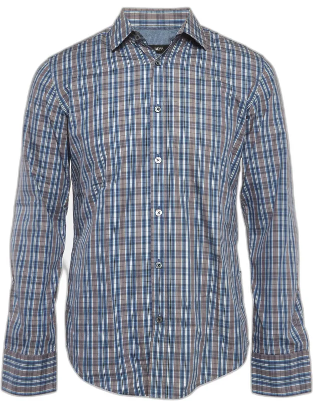 Slim Fit Shirt In Blue Cotton
