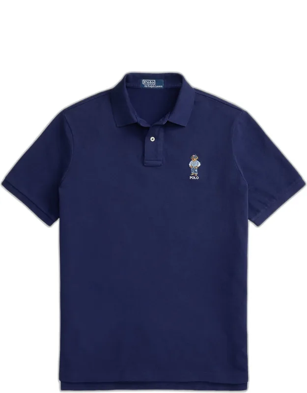 Classic Fit Polo Bear Mesh Shirt