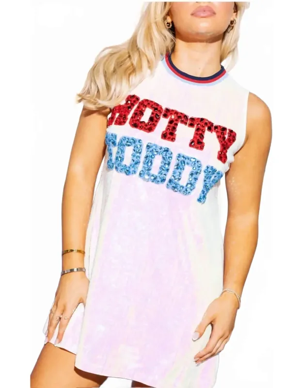 Full Sequin Hotty Toddy Tank Dress
