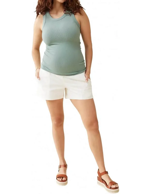 Maternity Seamless Rib Tank Top