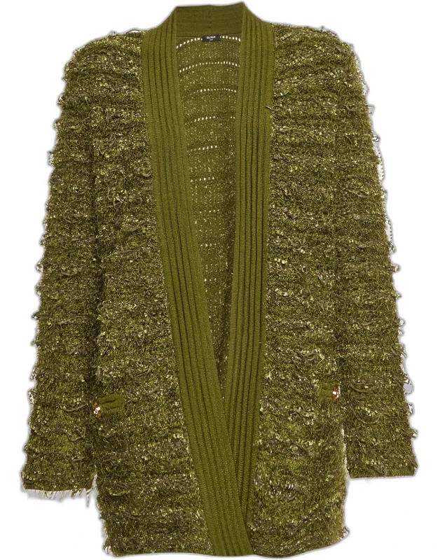 Tweed Longline Cardigan