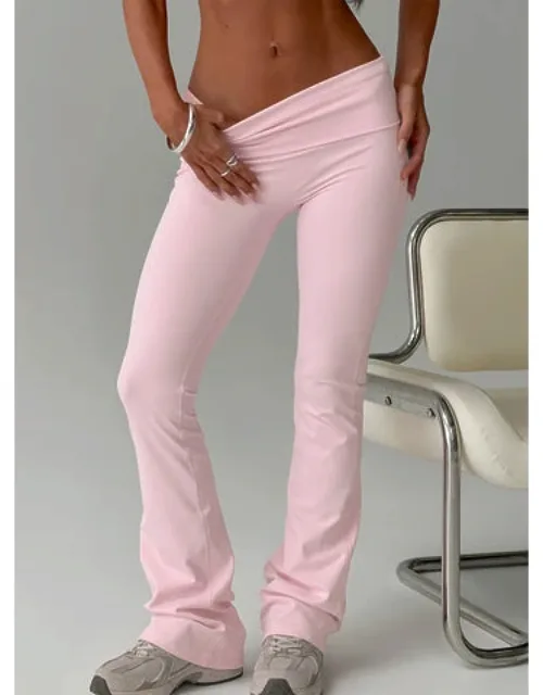 Pace Setter Active Foldover Waist Flared Leggings