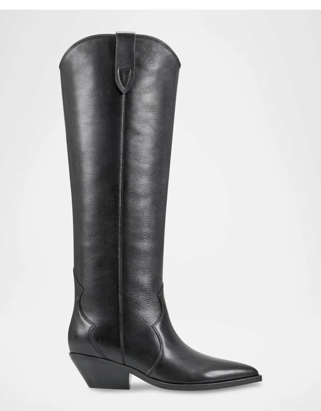 Western Leather Cowboy Boots