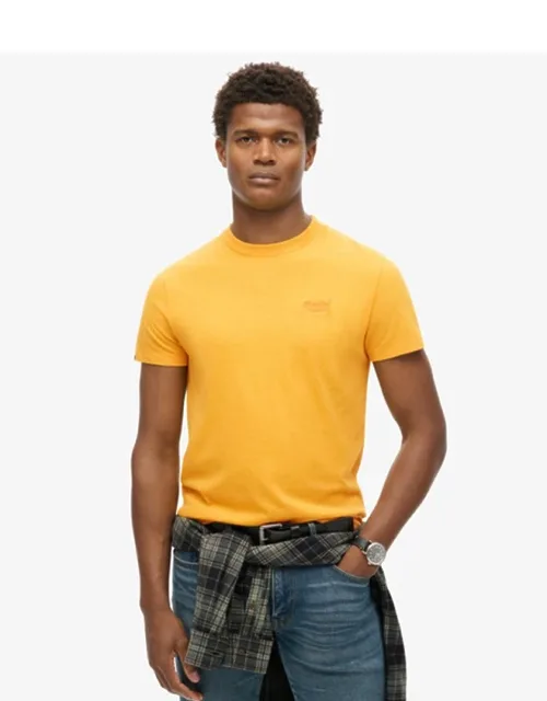 Superdry Organic Cotton Essential Logo T-shirt - Slim Fit, Ribbed Crew Neck