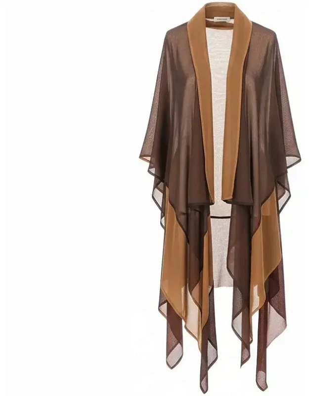 Silk Chiffon Dust Coat