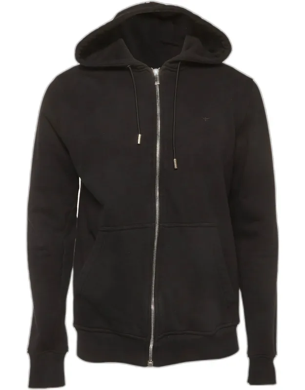 Cotton Knit Zip Up Hoodie