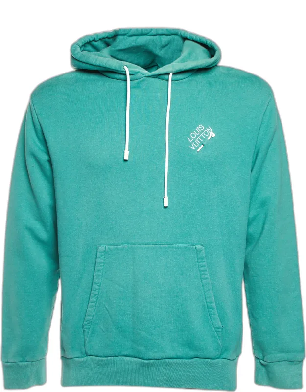 Cotton Logo Embroidered Hoodie