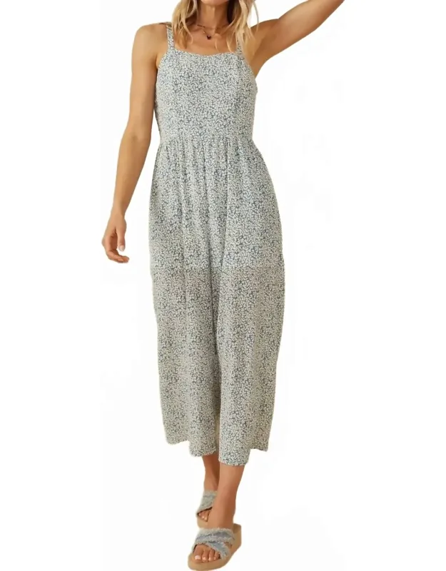 Floral Print Jumpsuit