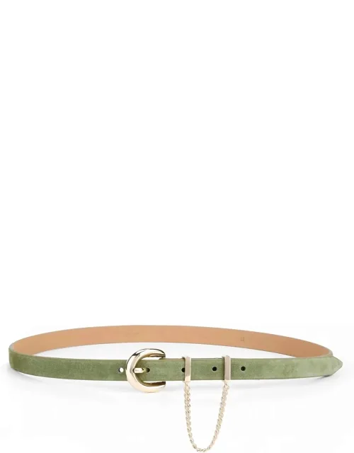 Cascade Chain Suede Belt