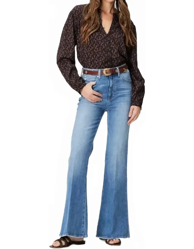 Charlie Flare Jeans - High-rise, Flared Leg