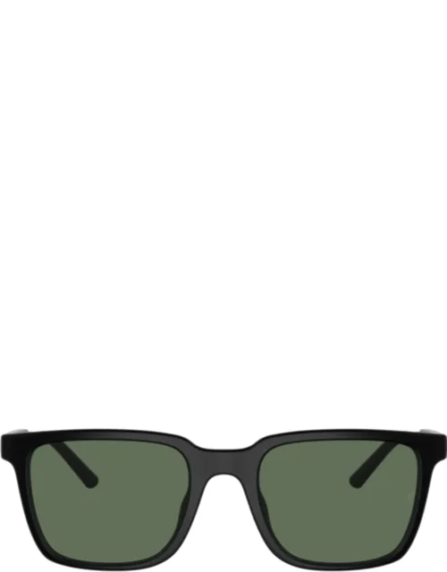 Classic Rectangular Sunglasses With Metallic Accents