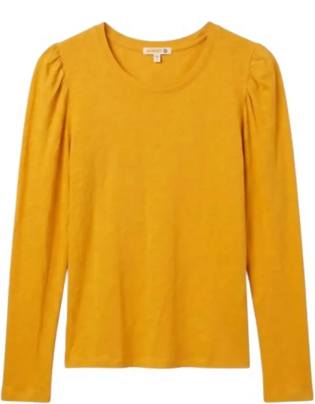 Puff Sleeve Long Sleeve Tee