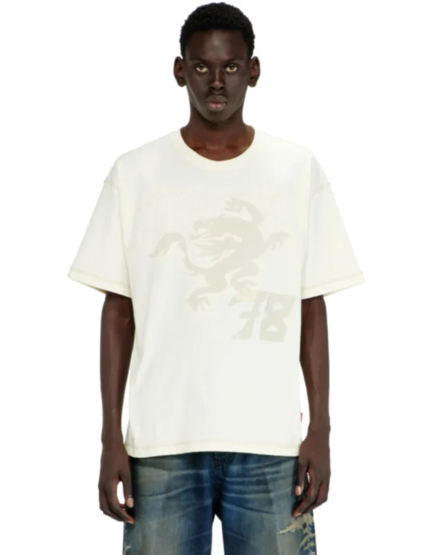 Relaxed T-shirt With Prints And Embroideries