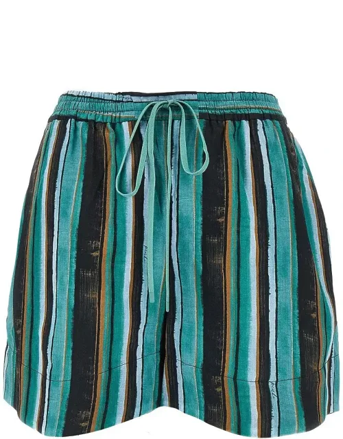 Printed Muslin Shorts