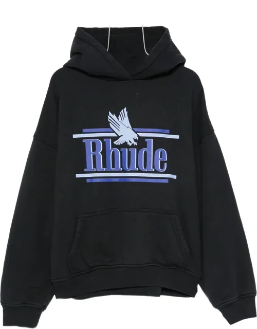 Logo-print Pouch-pocket Hoodie