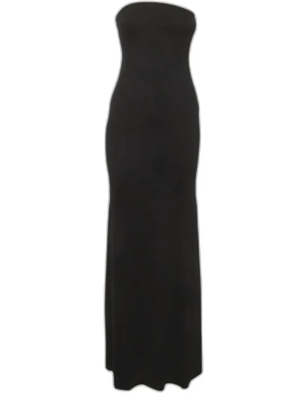 Chats By Black Stretch Crepe Marra Maxi Dress