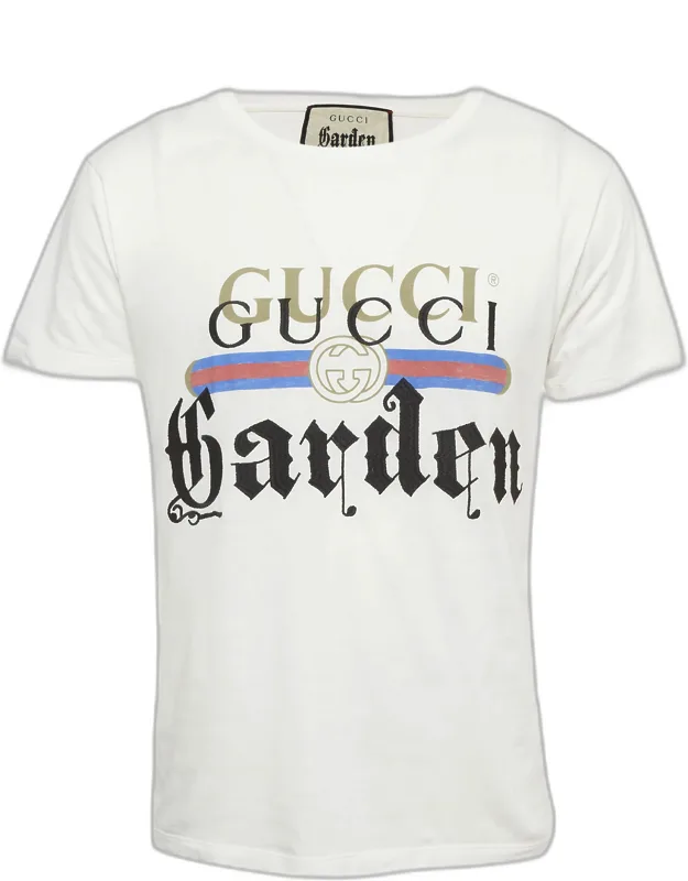 Garden Logo Graphic Embroidered Jersey T-shirt