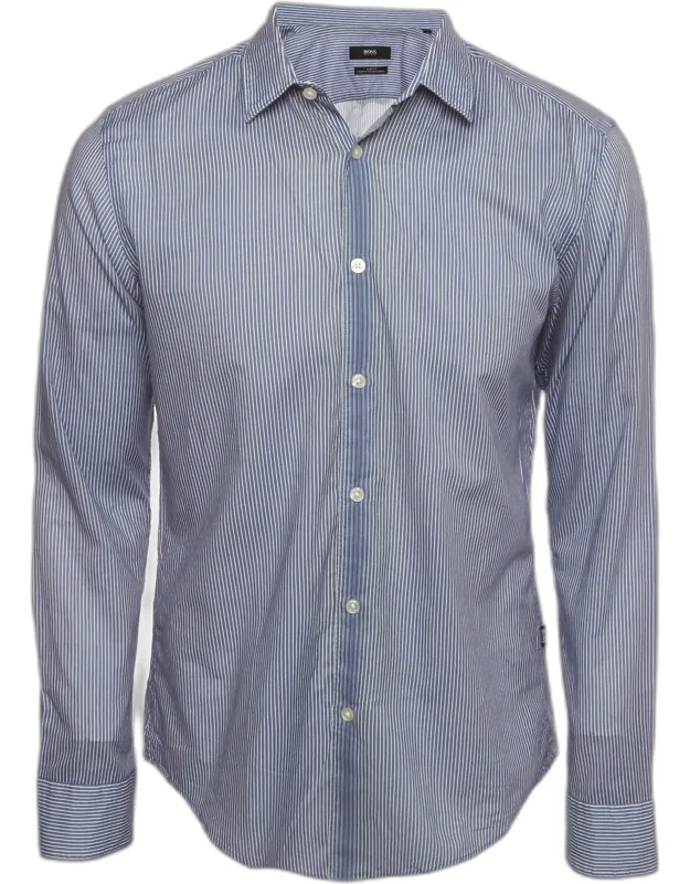Striped Cotton Slim Fit Shirt