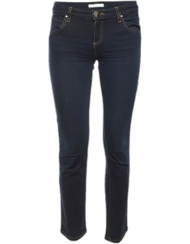 Dark Blue Denim Slim Fit Jeans