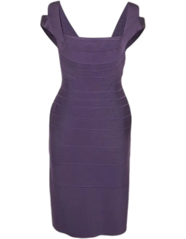 Stretch Knit Sleeveless Bandage Dress
