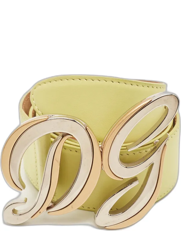 Dg Logo 90 Cm Buckle Belt