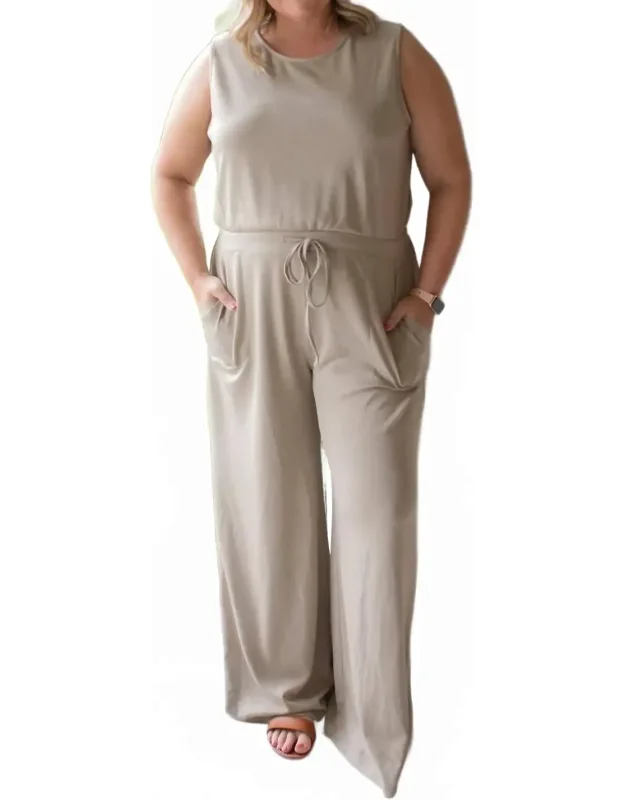 Comfort Drawstring Jumpsuit