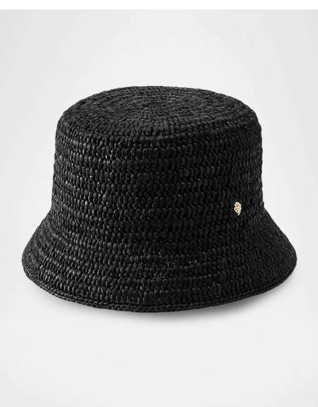 Raffia Crochet Bucket Hat
