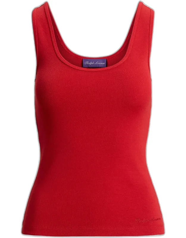 Scoop-neck Tank Top