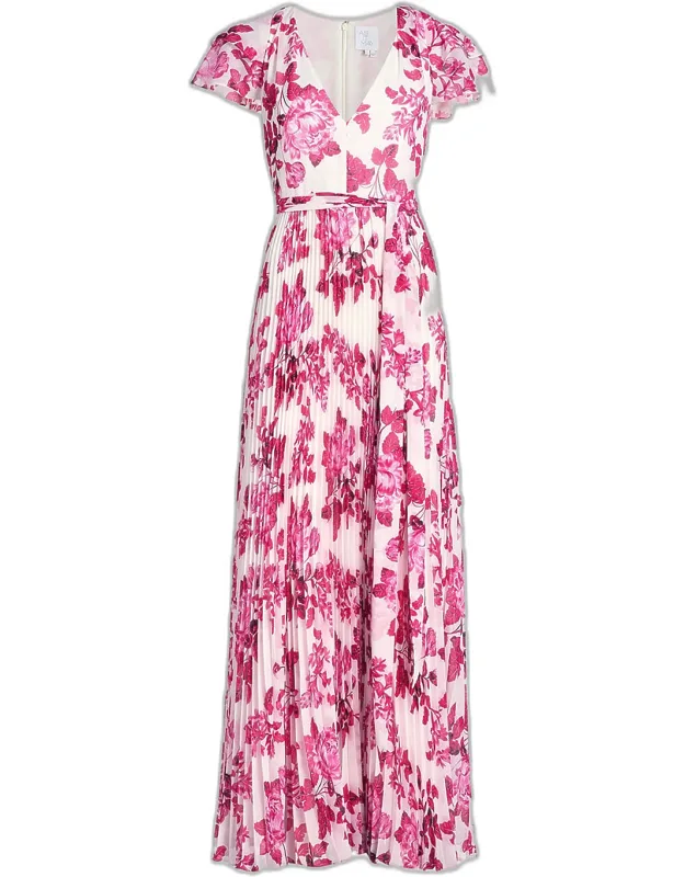 Floral Wrap Maxi Dress