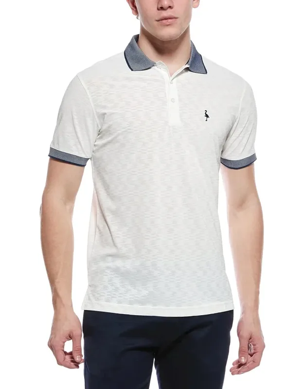 Tech Slub Textured Performance Polo Shirt