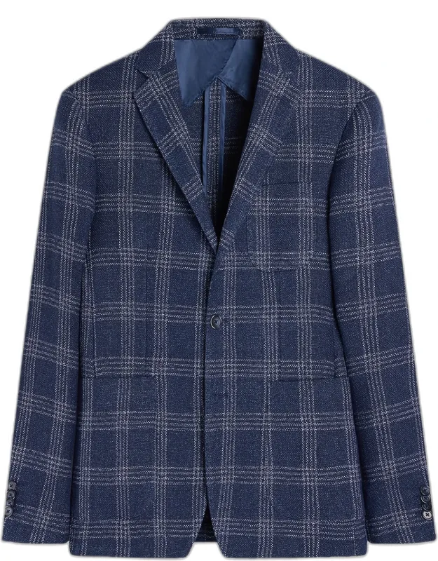 Windowpane Two-button Blazer