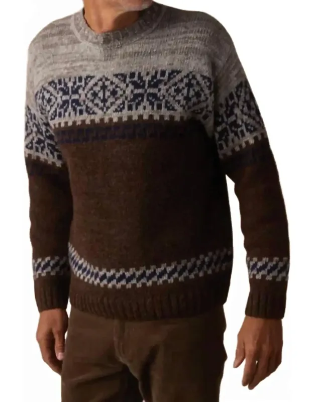 Fair Isle Crew Sweater